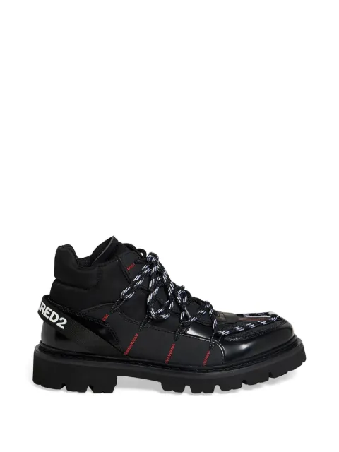 DSQUARED2 Skiers logo-strap hiking boots
