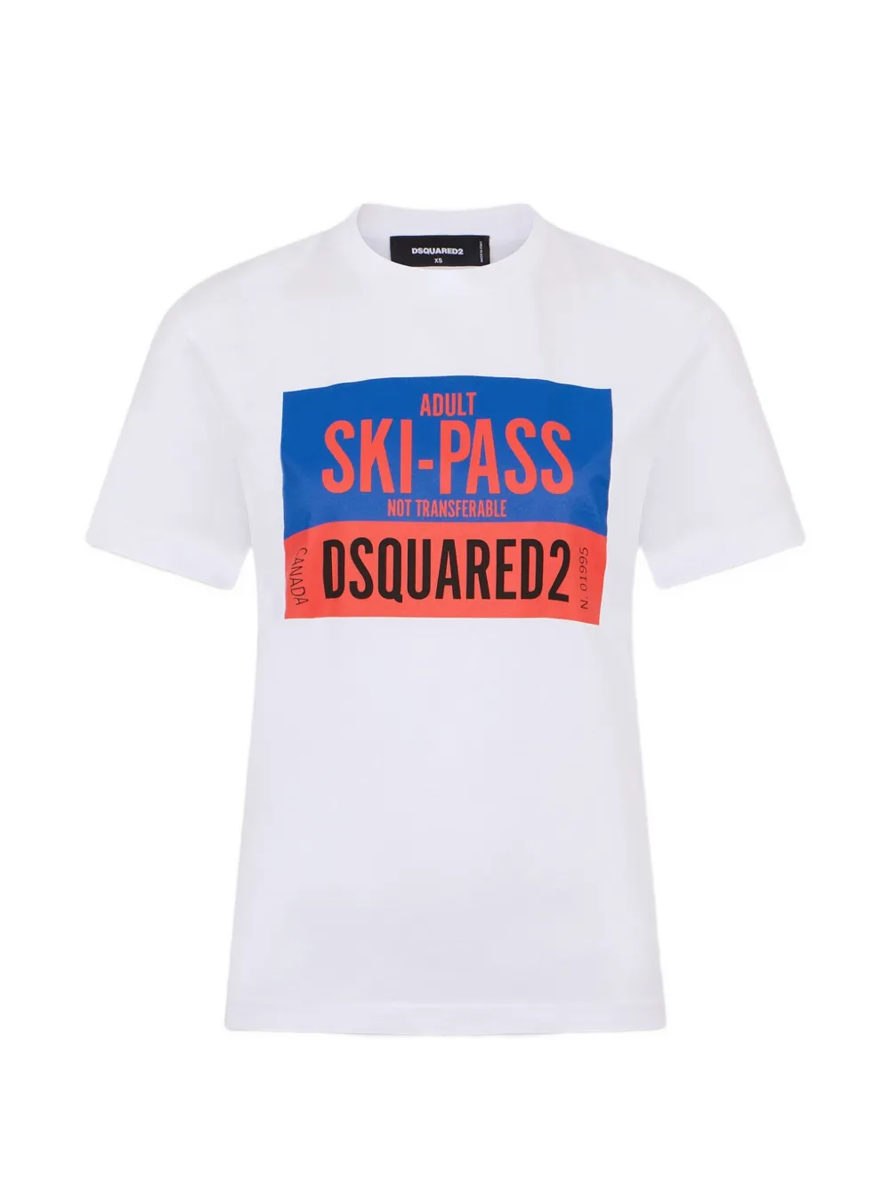 DSQUARED2 T-shirt met grafische print Wit