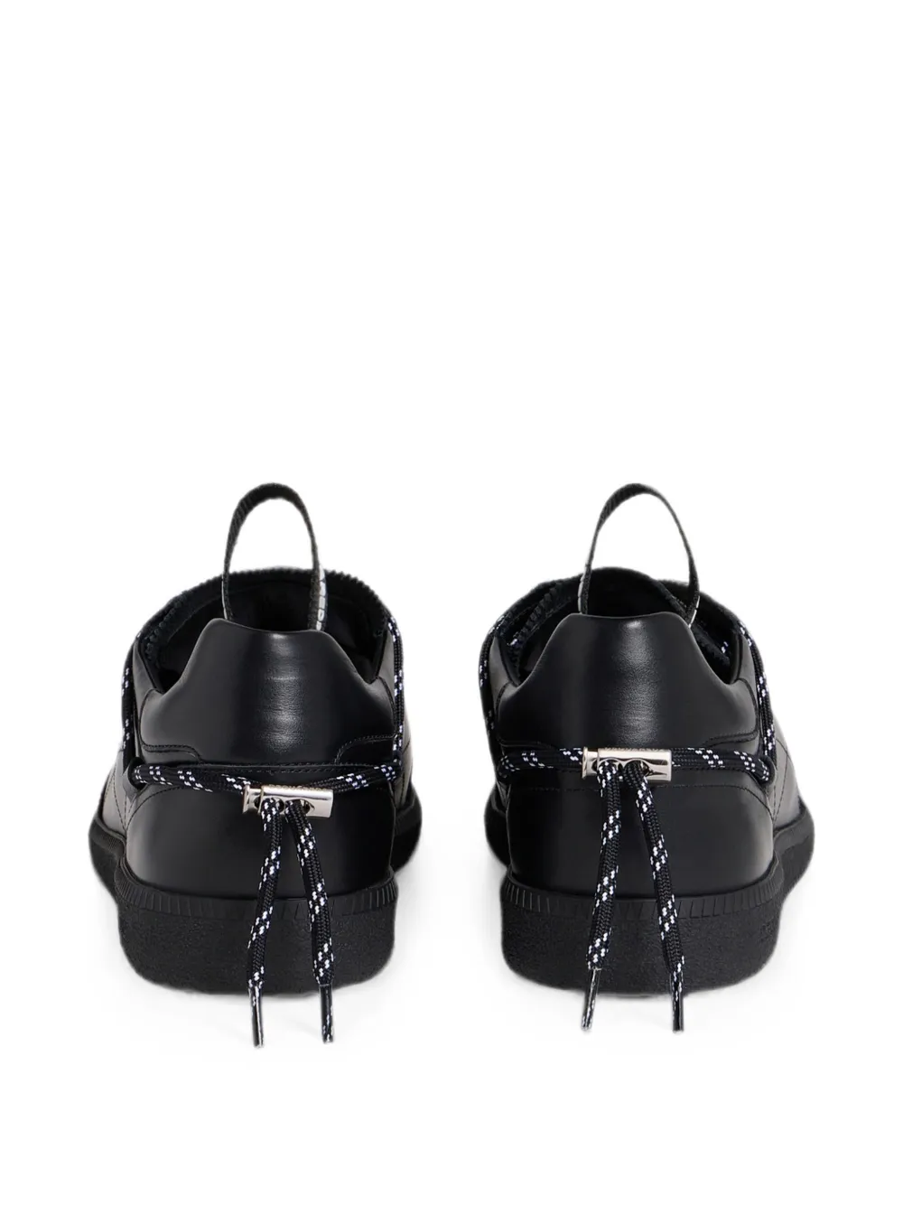DSQUARED2 Rebels leren sneakers Zwart