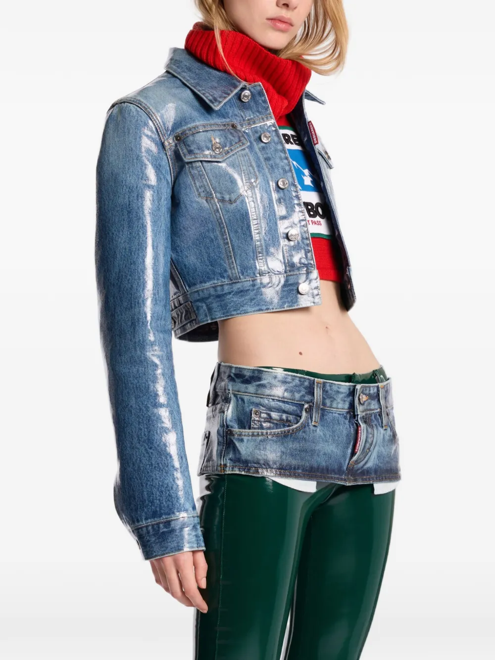 DSQUARED2 Dean denim jack Blauw