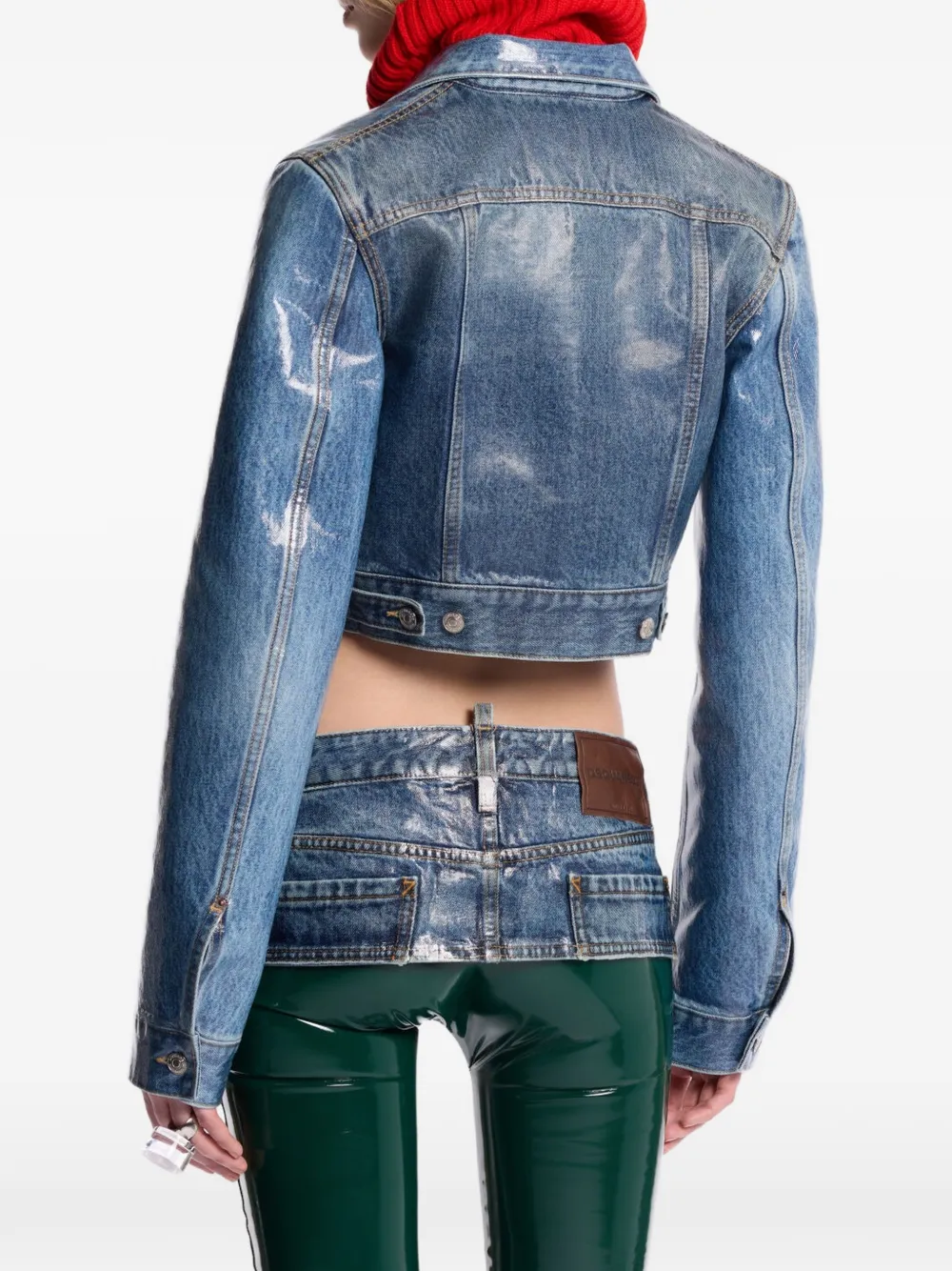 DSQUARED2 Dean denim jack Blauw