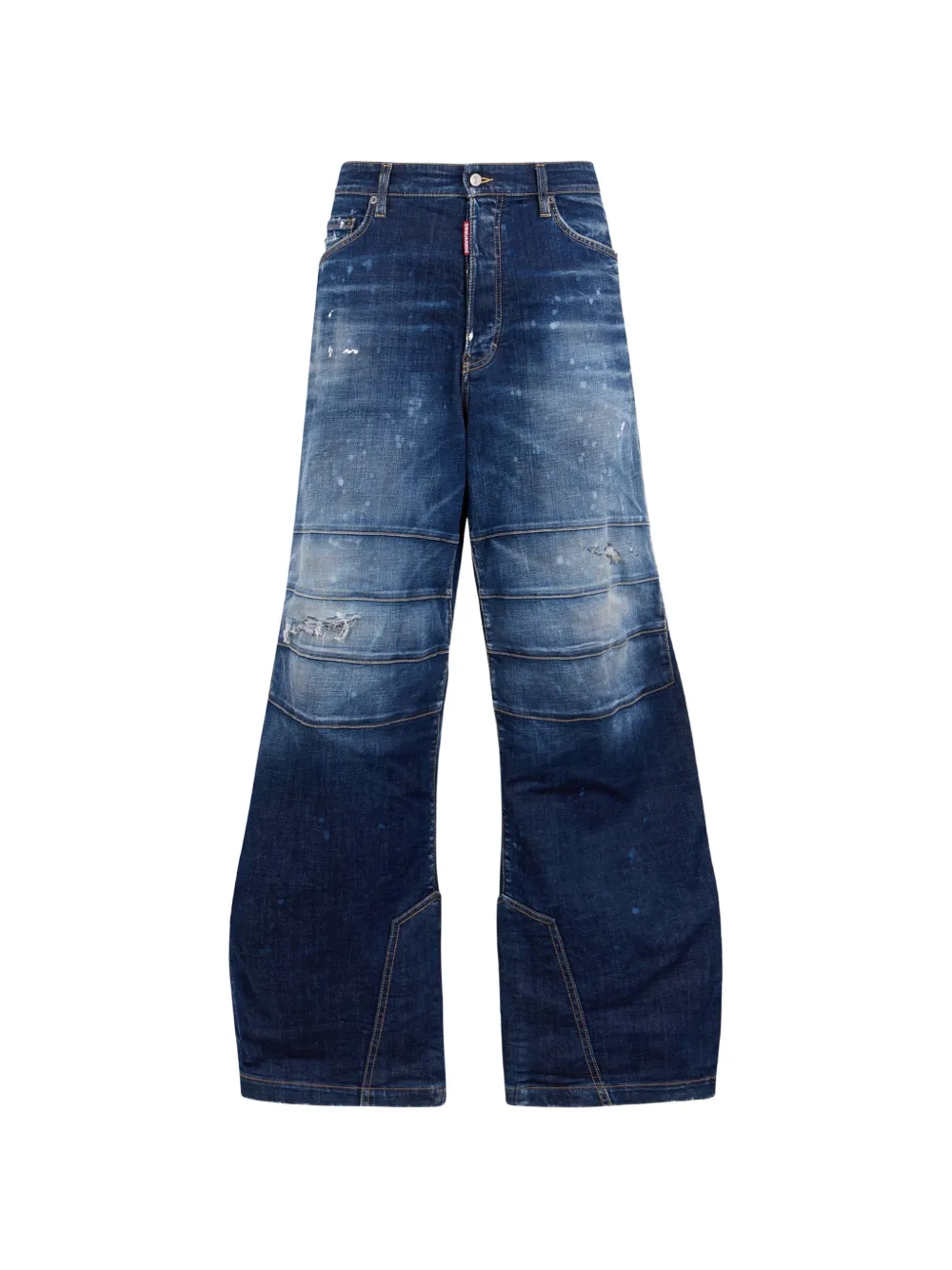 DSQUARED2 snowboard fit distressed jeans - Blue