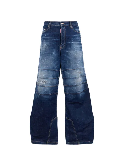 DSQUARED2 snowboard fit distressed jeans