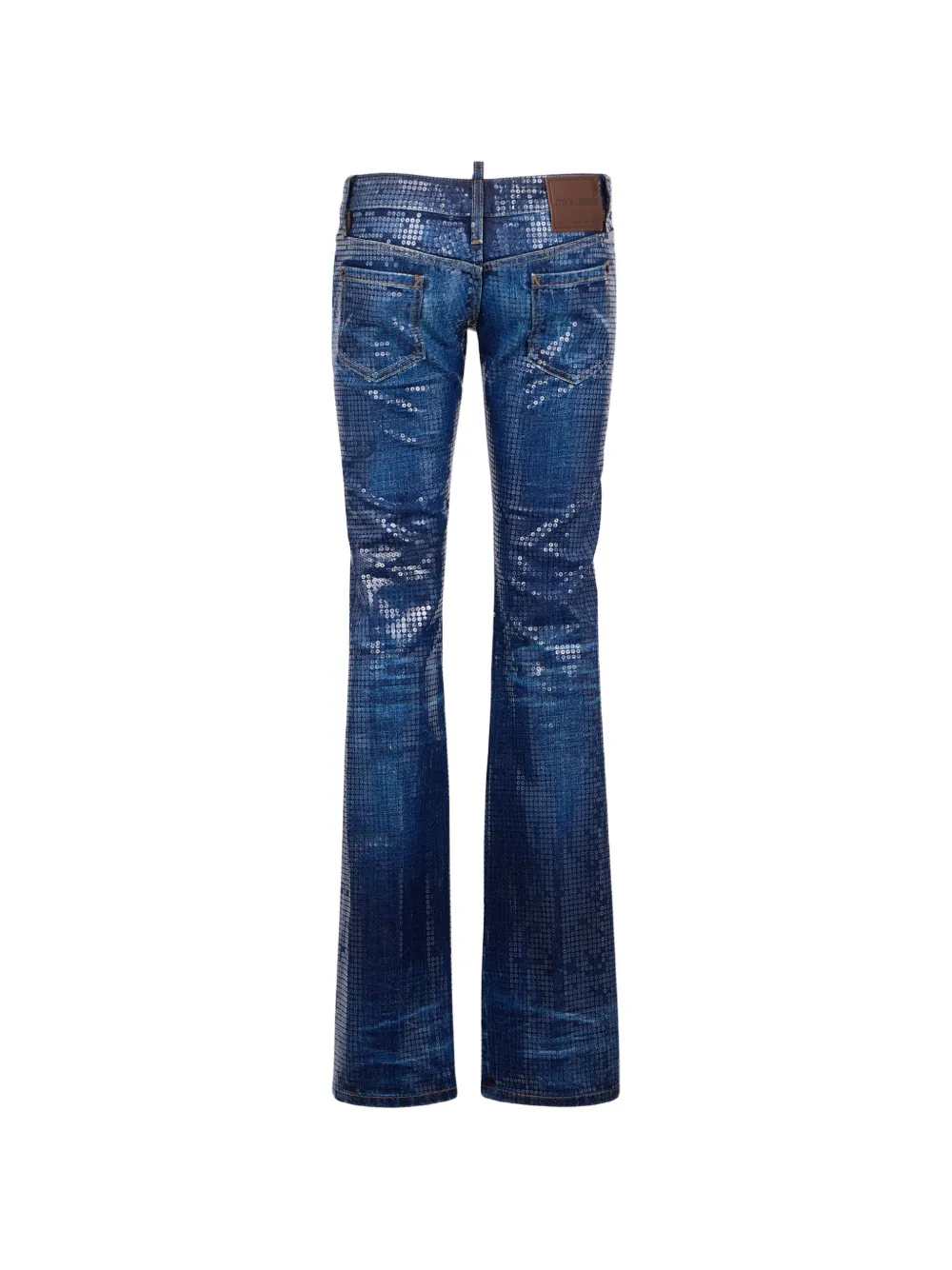 DSQUARED2 Frosted Venus denim jeans verfraaid met pailletten Blauw