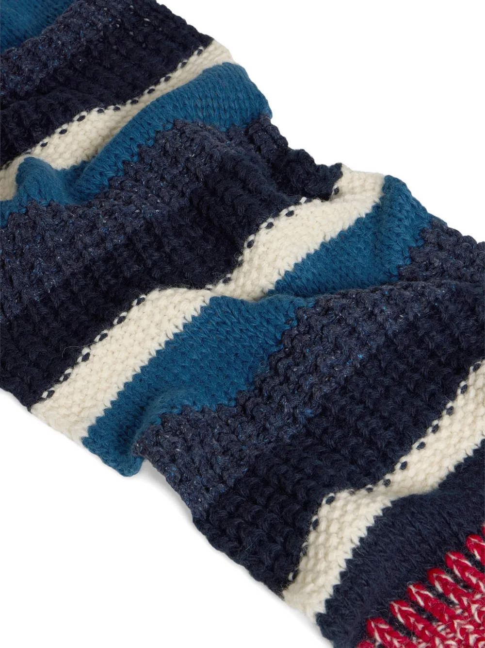 DSQUARED2 Après Ski gebreide sjaal Blauw