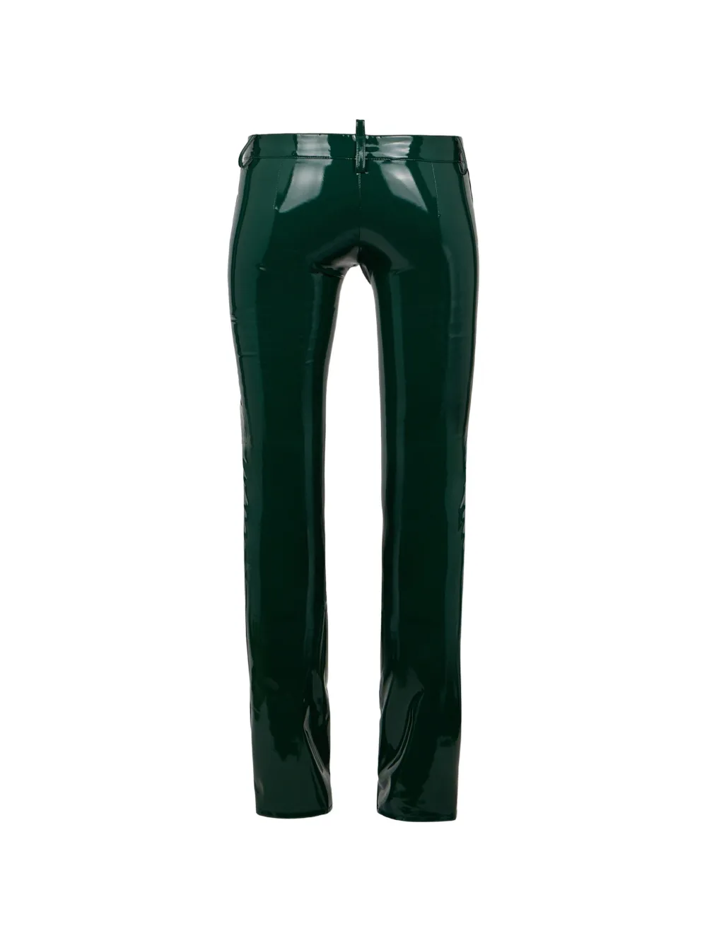 DSQUARED2 Broek met gelakt effect Groen