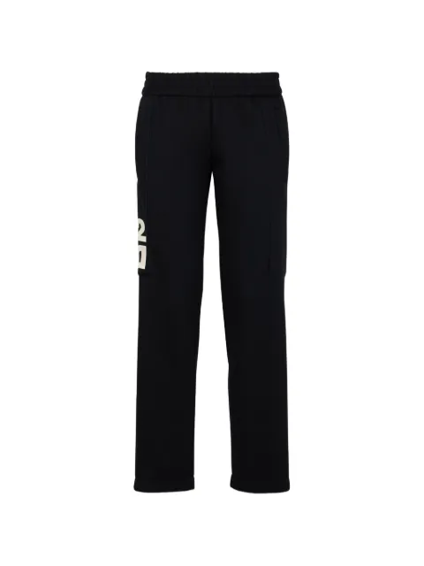 DSQUARED2 로고 프린트 트랙팬츠
