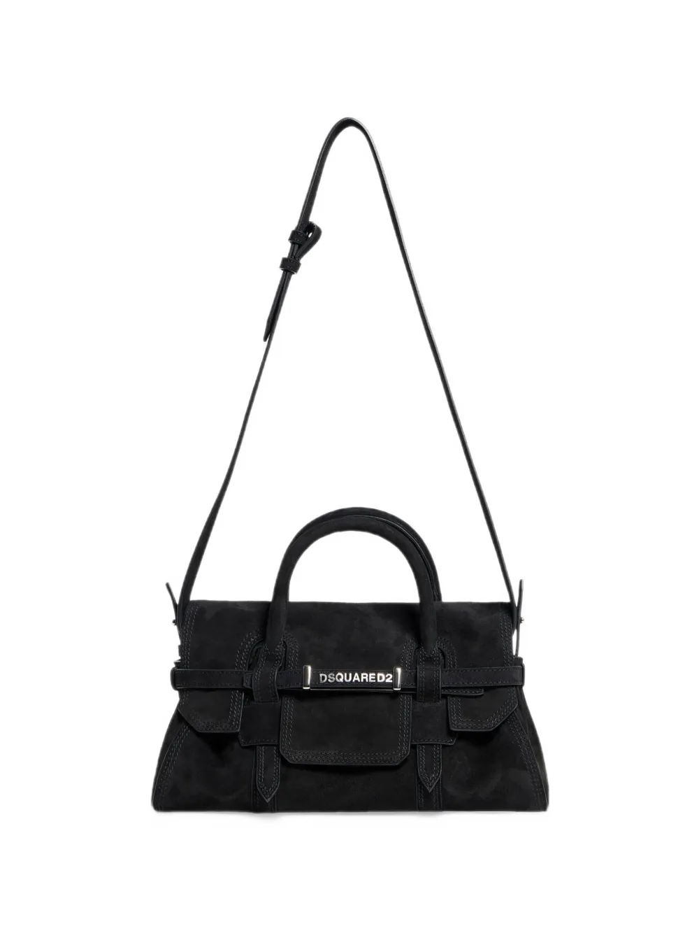 DSQUARED2 suede tote bag - Black