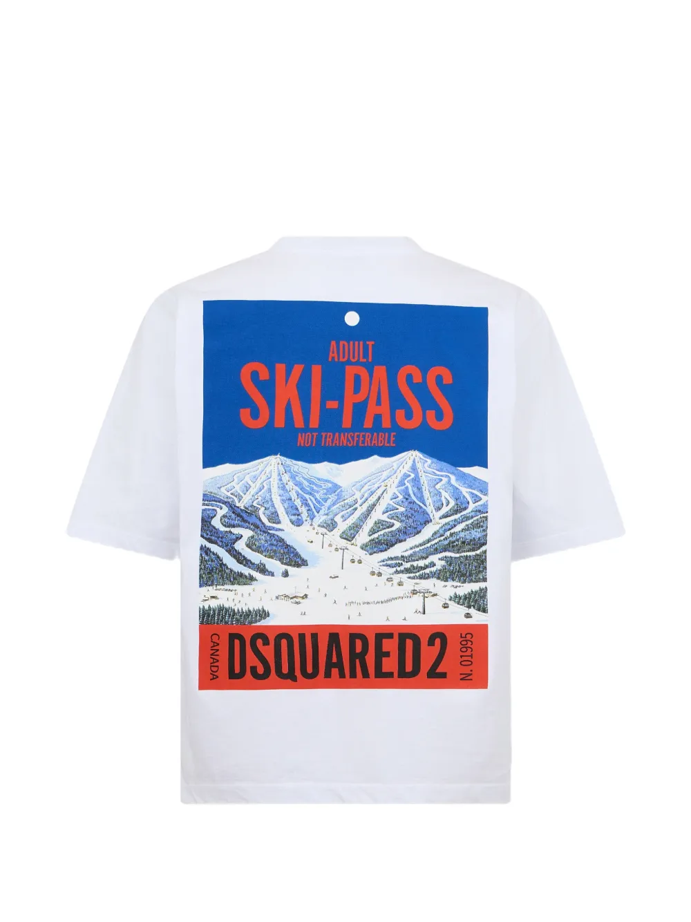 DSQUARED2 T-shirt met logoprint Wit