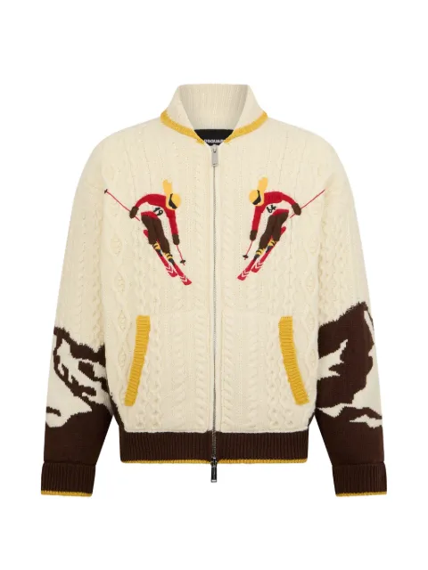 DSQUARED2 snowy dream cable-knit