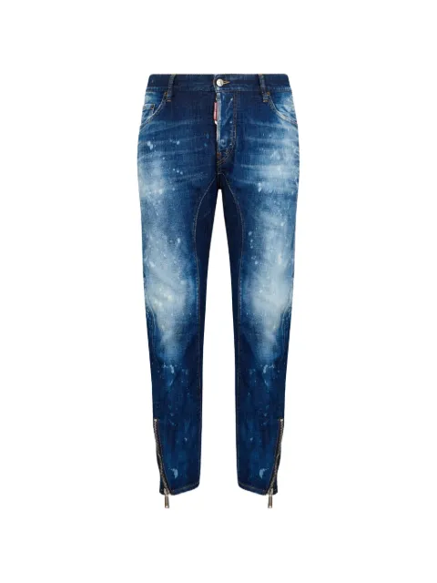 DSQUARED2 paint-splatter-effect jeans