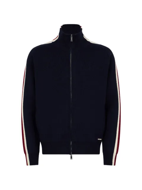 DSQUARED2 side-stripe zipped cardigan