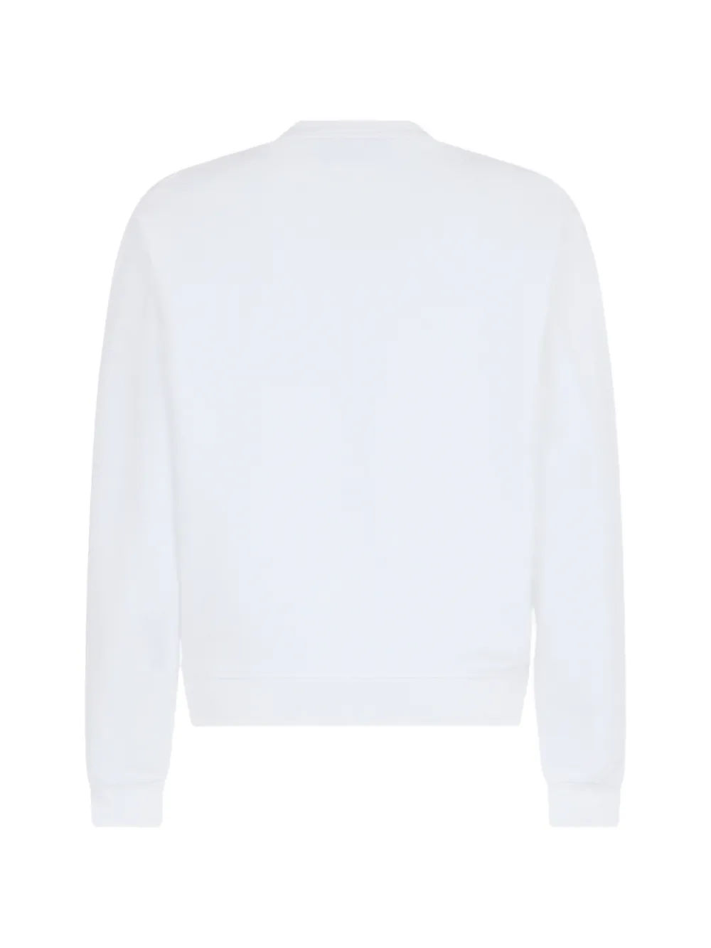 DSQUARED2 Just Right Fit katoenen sweater met ronde hals en grafische print Wit