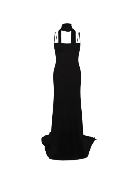 DSQUARED2 halterneck jersey maxi dress