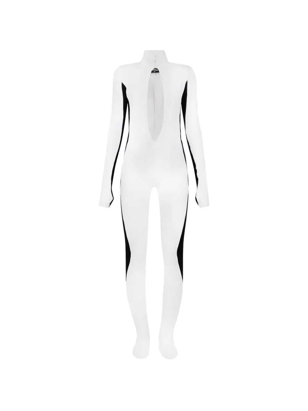 DSQUARED2 Tuta intera con design color-block - Bianco