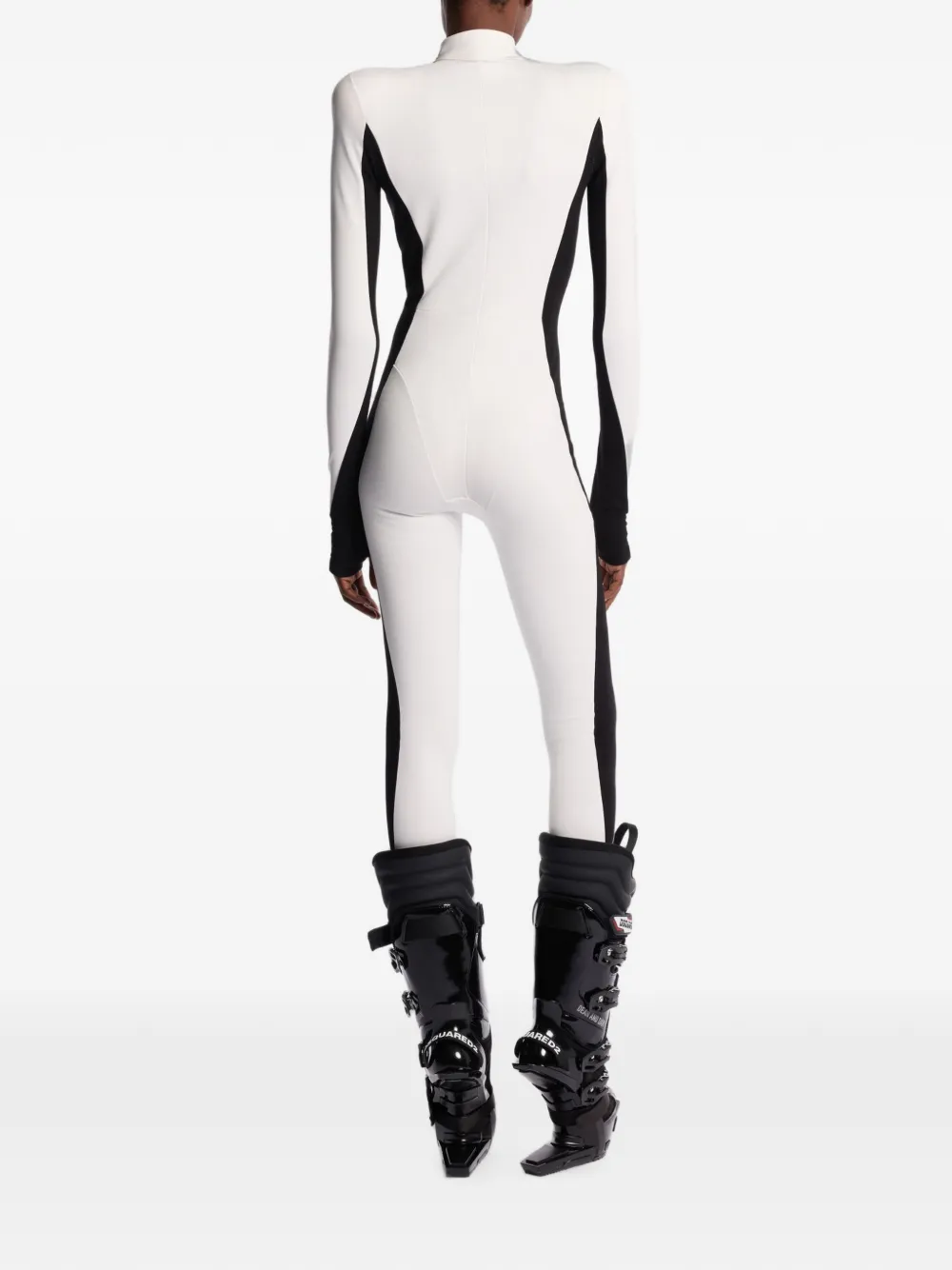 DSQUARED2 Jumpsuit met colourblocking Wit