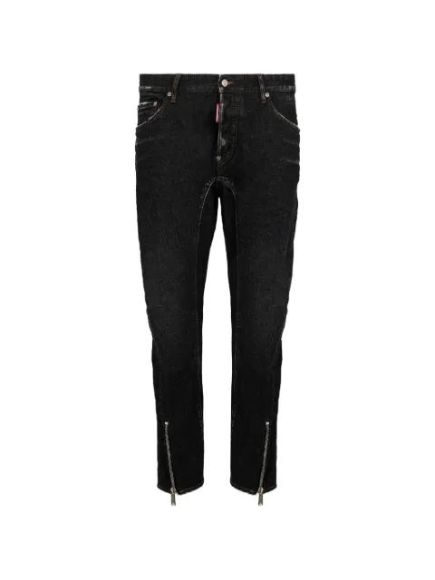DSQUARED2 zip-detail biker jeans