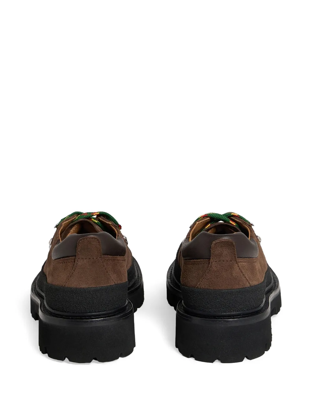 DSQUARED2 Suède veterschoenen Bruin