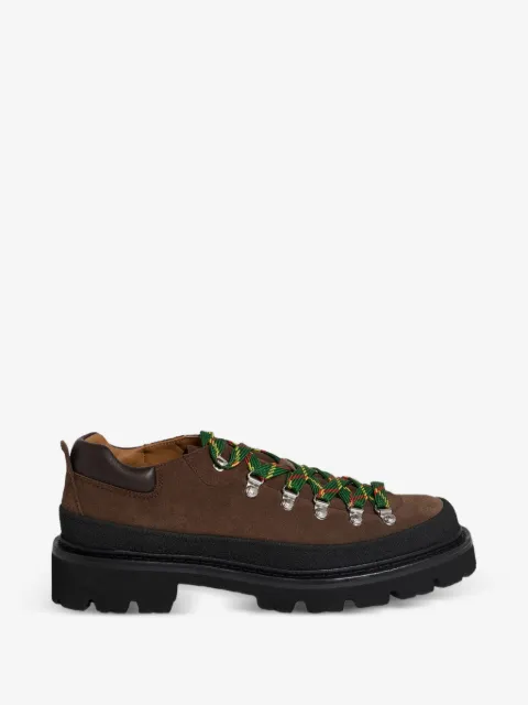 DSQUARED2 panelled suede lace-up shoes
