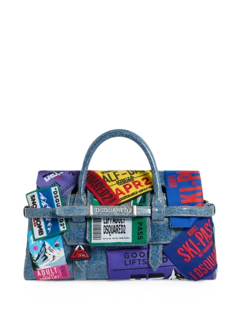 DSQUARED2 patch-embellished tote bag