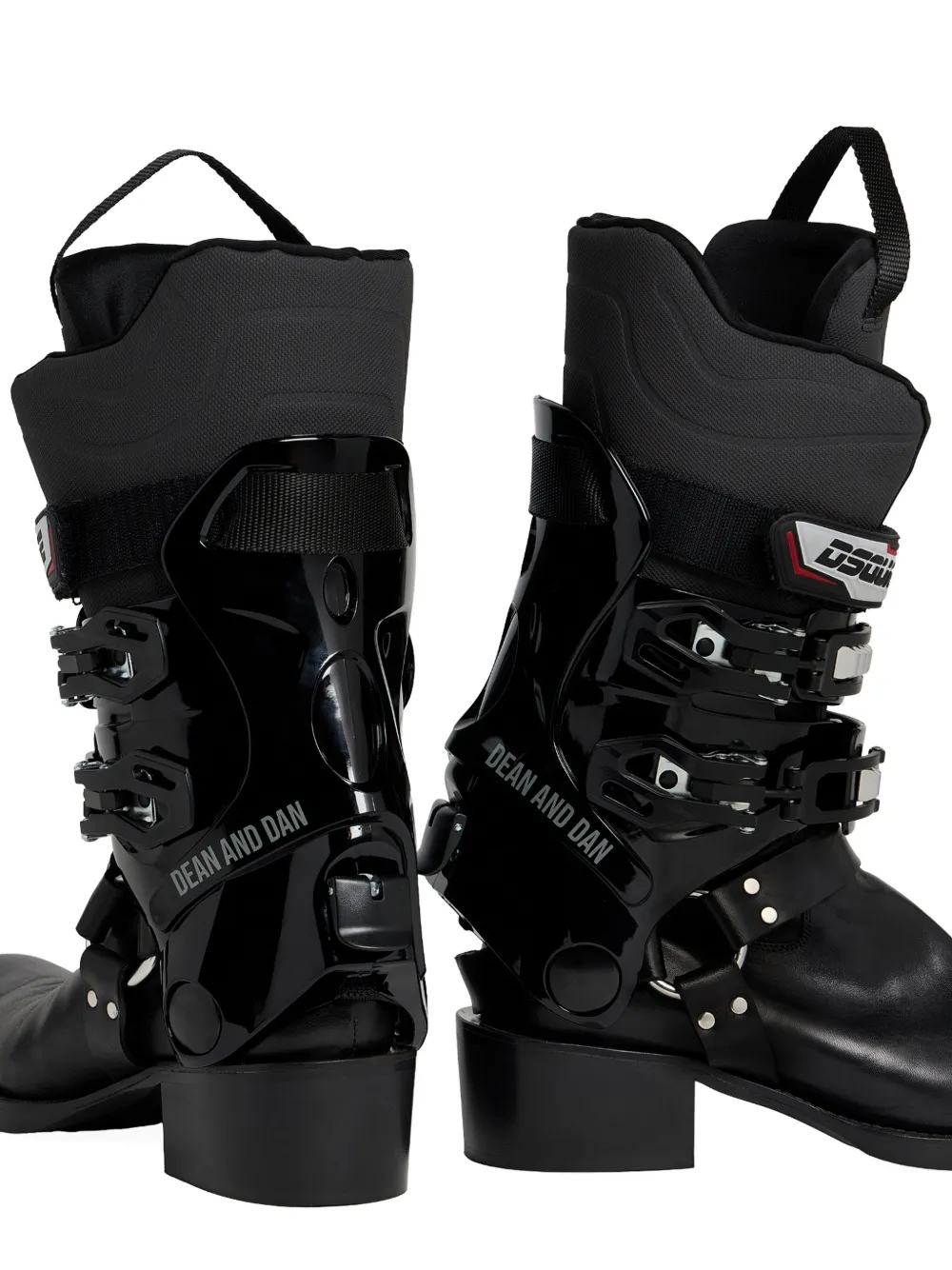 DSQUARED2 Hed2O laarzen met gespsluiting Zwart