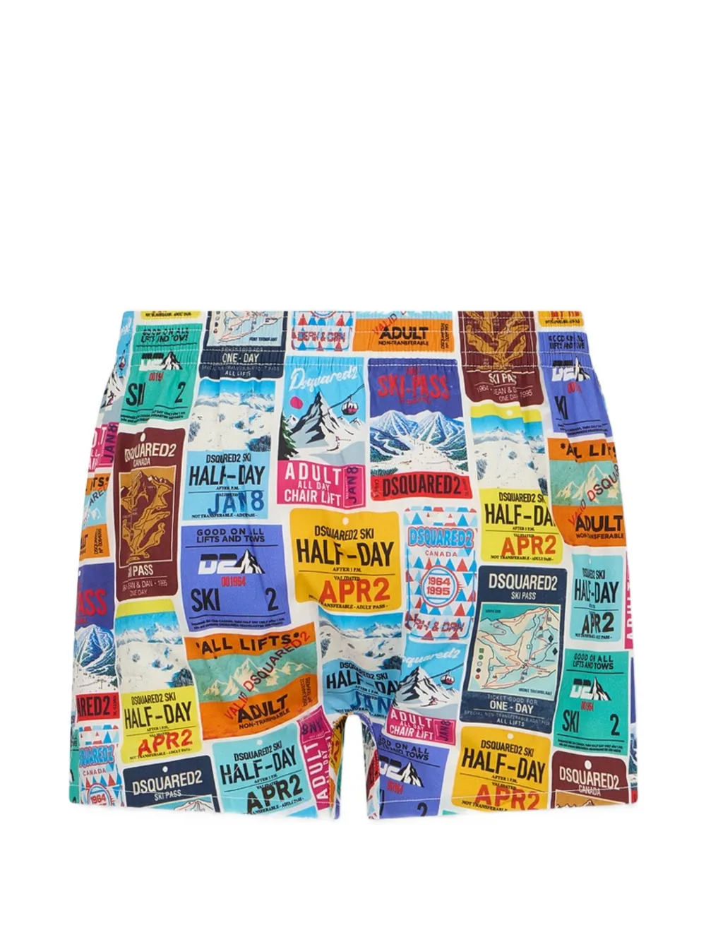 DSQUARED2 Ski-pass boxershorts Blauw