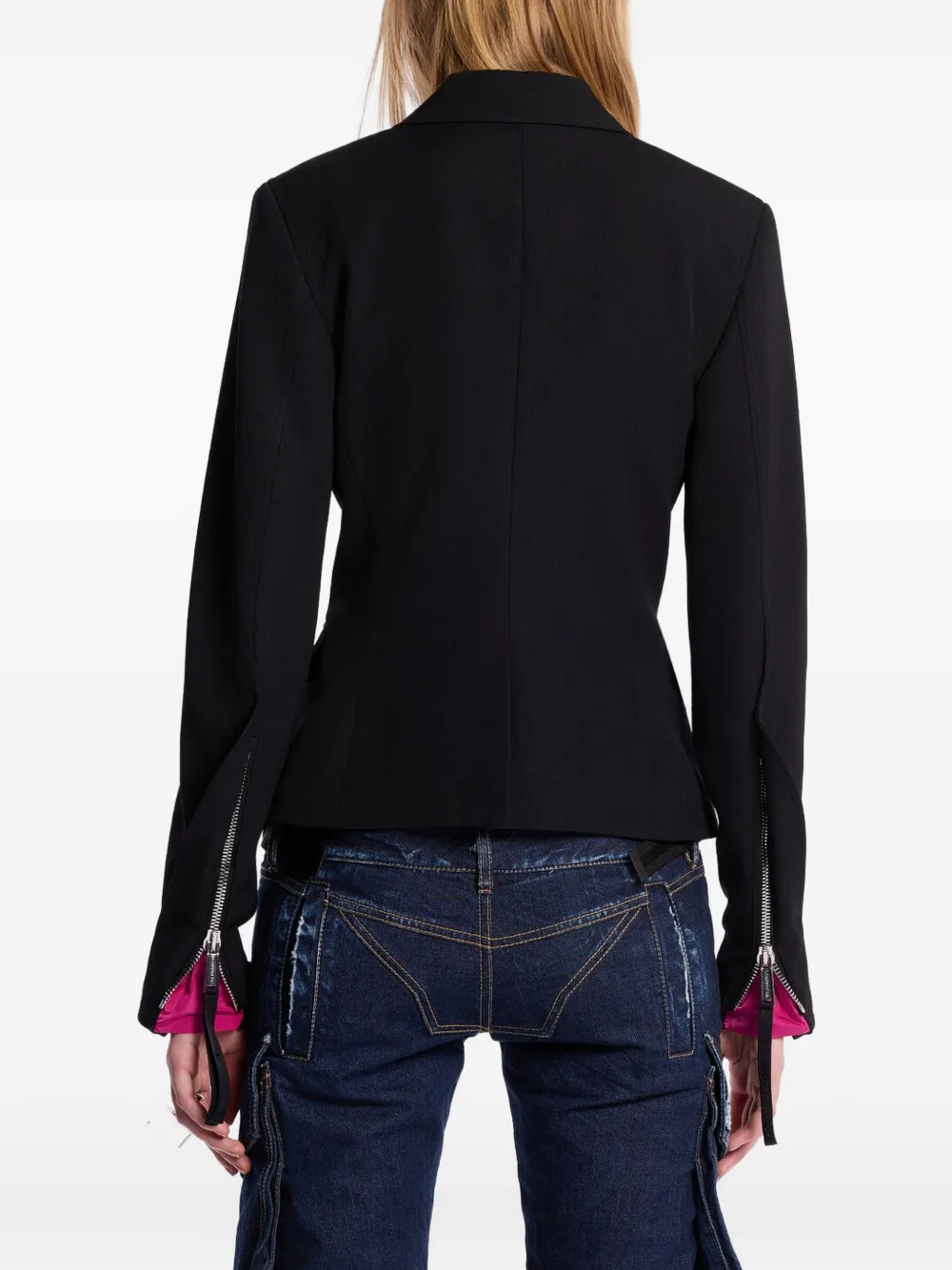 DSQUARED2 Snow-Tech blazer met gespsluiting Zwart