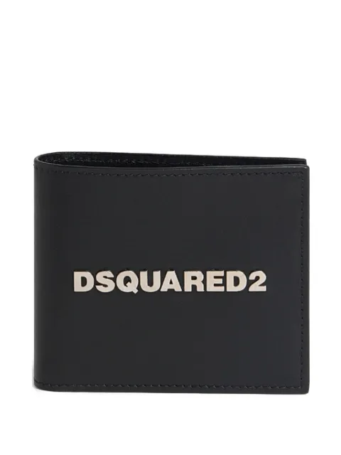 DSQUARED2 logo-plaque leather wallet