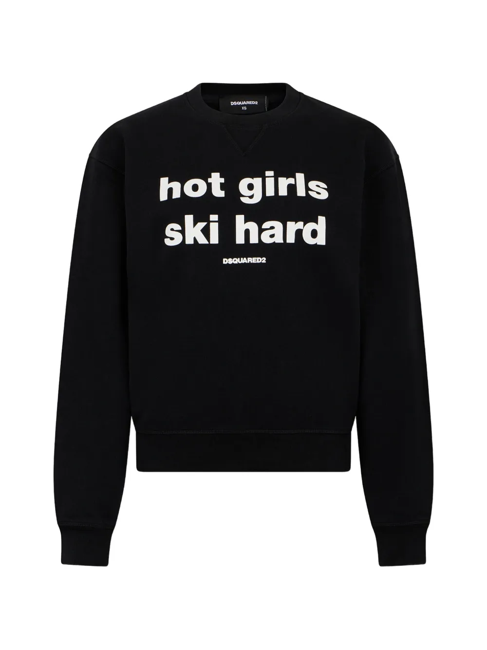 DSQUARED2 Upside-Down Pullover mit Slogan-Print - Schwarz