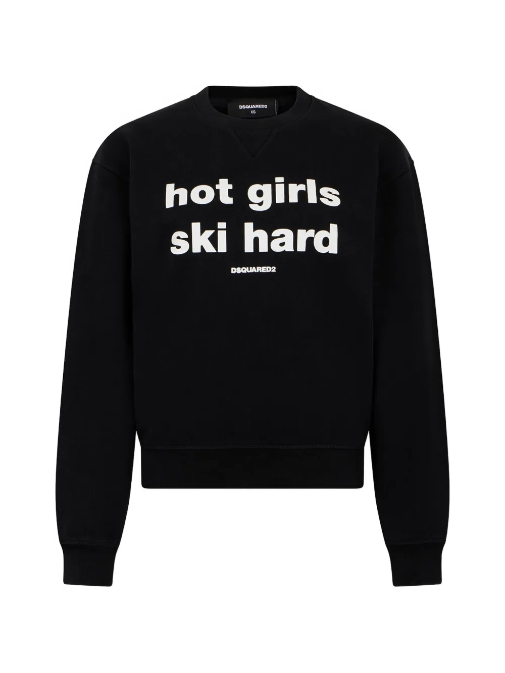 DSQUARED2 Upside-Down Pullover mit Slogan-Print - Schwarz