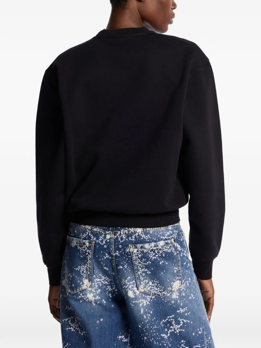 DSQUARED2 Trui met omgekeerde logoprint Zwart