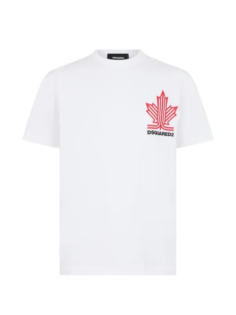 DSQUARED2 Ski Leaf cotton T-shirt