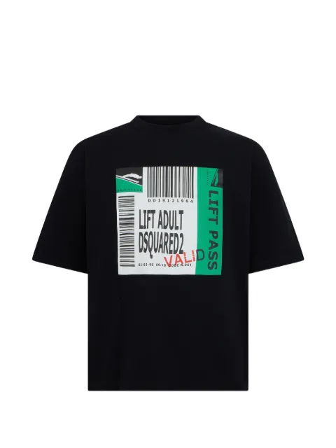 DSQUARED2 graphic-print loose-fit T-shirt