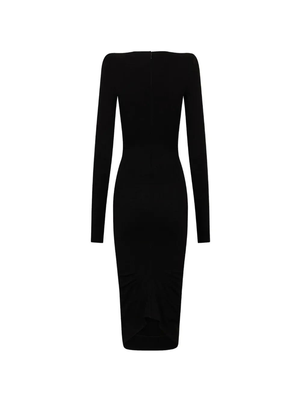 DSQUARED2 Midi-jurk met lange mouwen Zwart