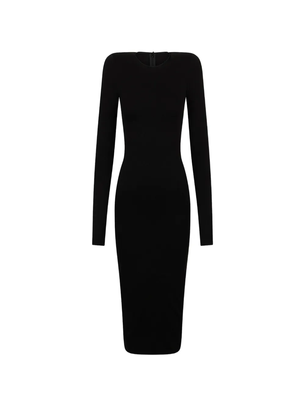 DSQUARED2 Midikleid mit langen Ärmeln - Schwarz