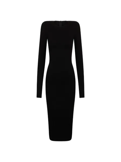 DSQUARED2 vestido midi manga larga