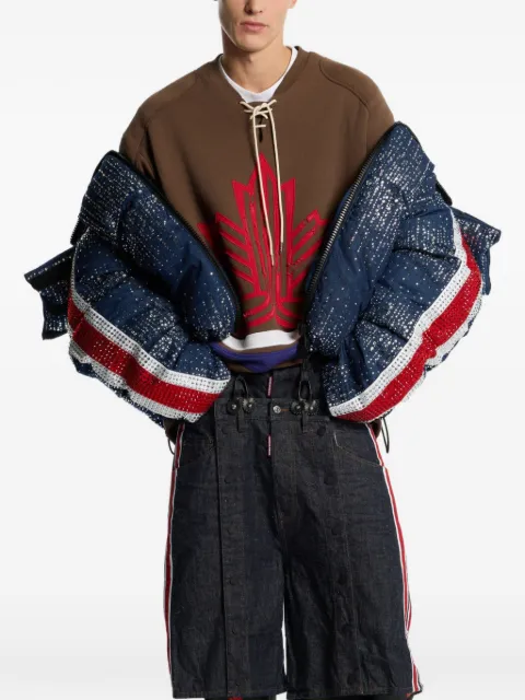 DSQUARED2 ビジュートリム デニムジャケット
