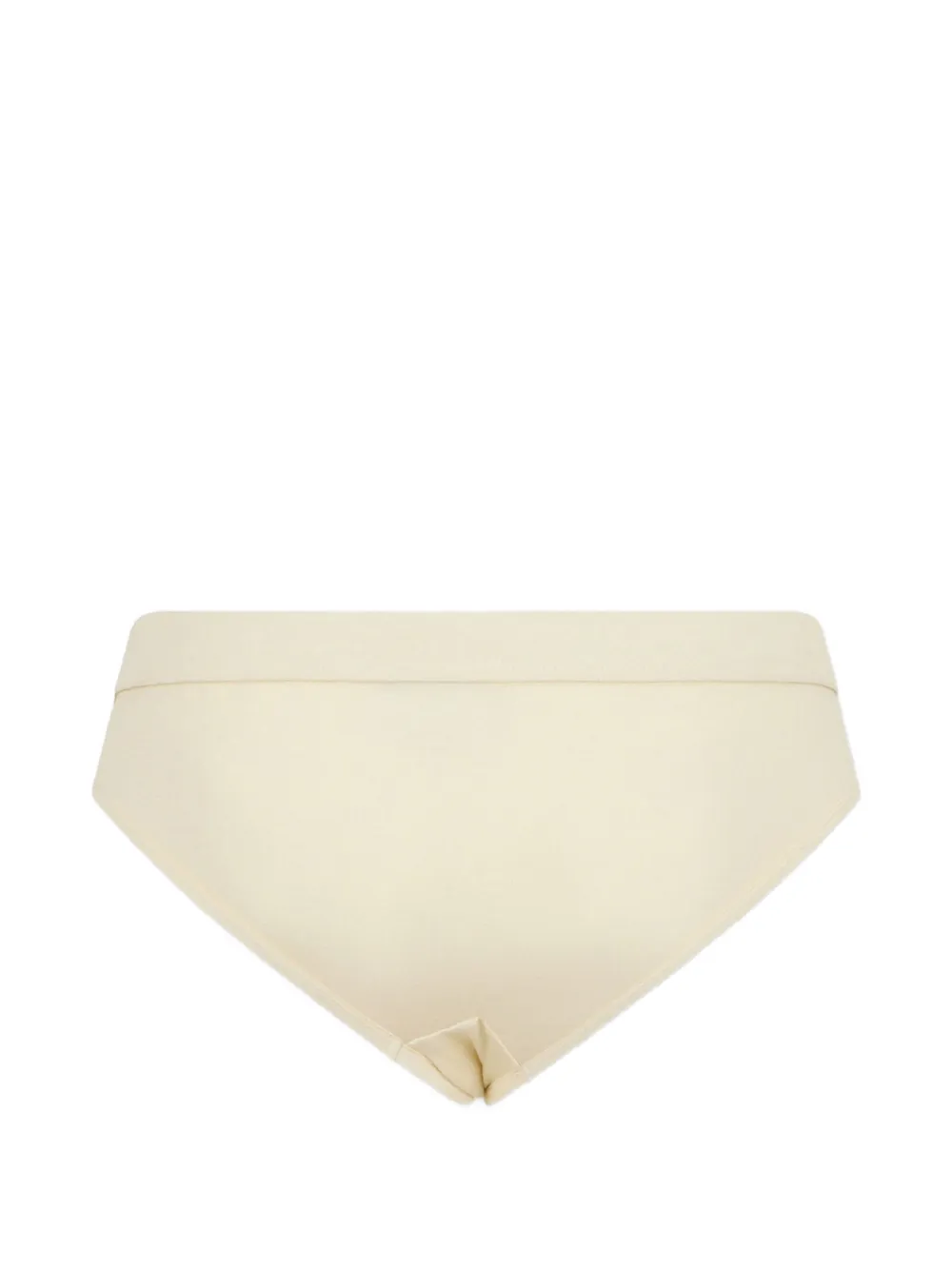Dsquared2 Ski Pass Logo-patch Wool Briefs In Neutral