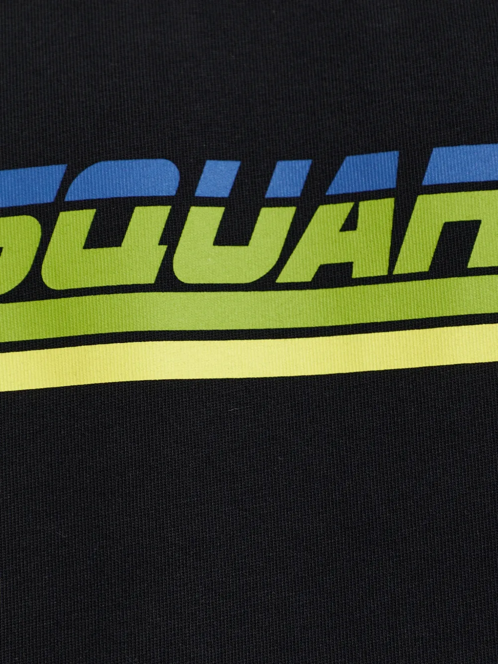 DSQUARED2 Ruimvallend T-shirt met logo-print Zwart