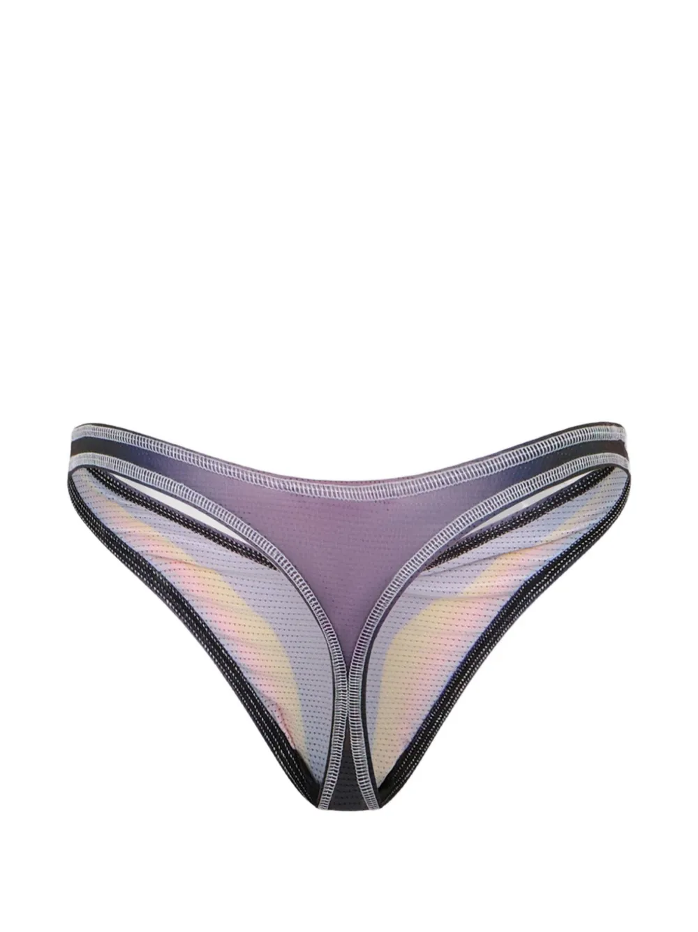 DSQUARED2 Ski Leaf string met uitgesneden details Paars