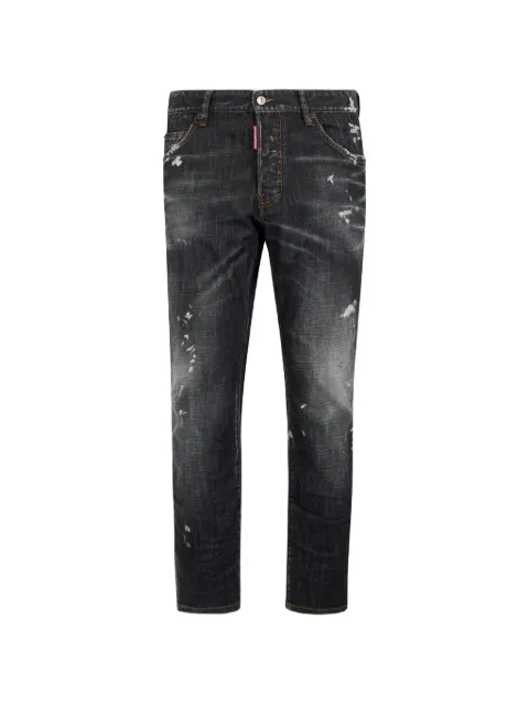 DSQUARED2 jeans con motivo de salpicaduras de pintura