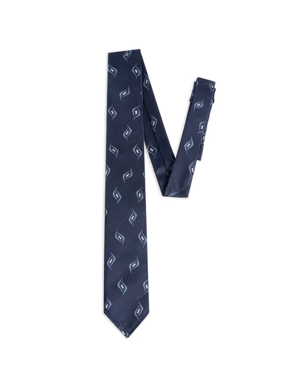 DSQUARED2 geometric-print tie - Blu