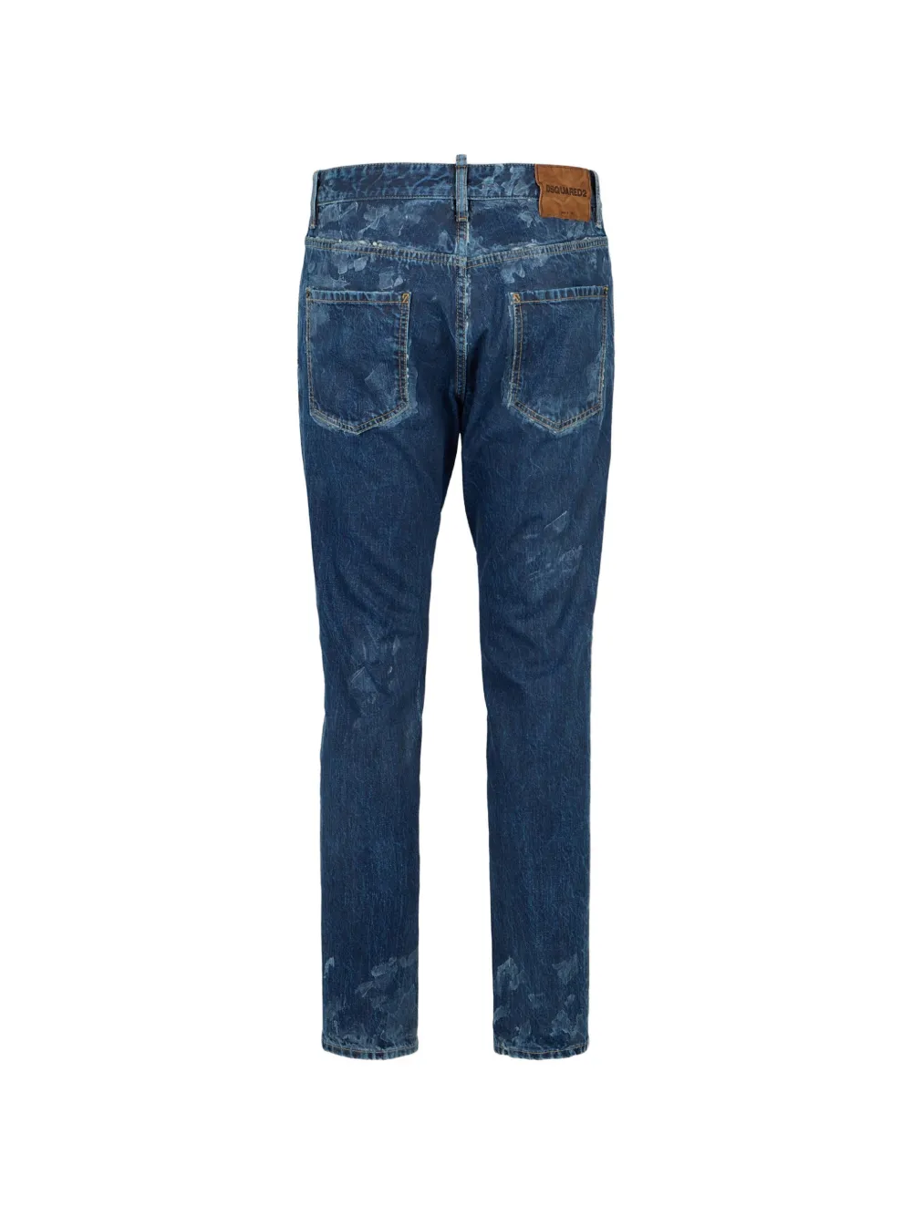 DSQUARED2 Teddy jeans met wassing Blauw