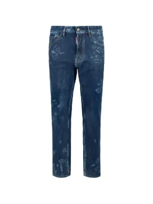 DSQUARED2 logo-patch slim-fit Jeans | Blue | FARFETCH