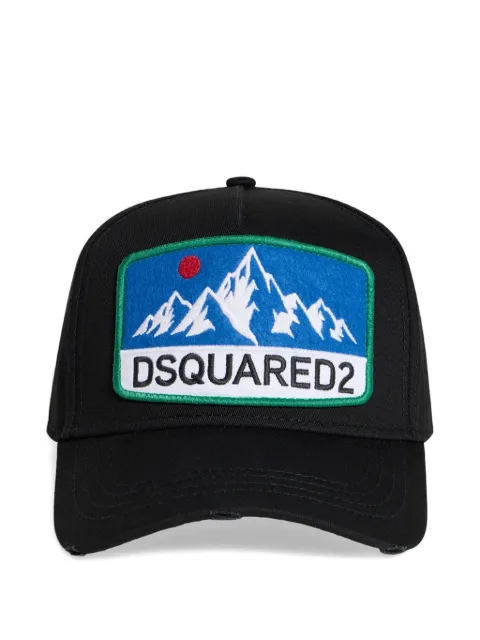 DSQUARED2 logo-patch baseball cap