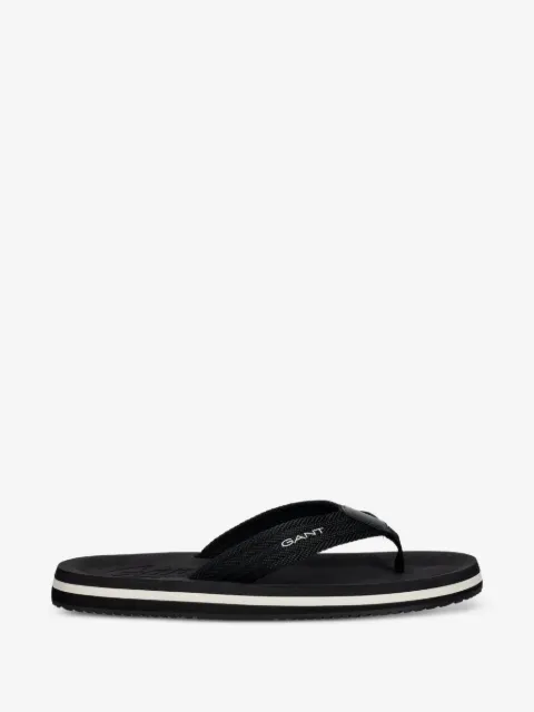 Gant logo-print flip-flops