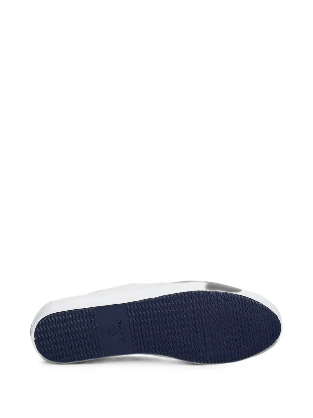 Gant logo-embroidered lace-up sneakers Wit