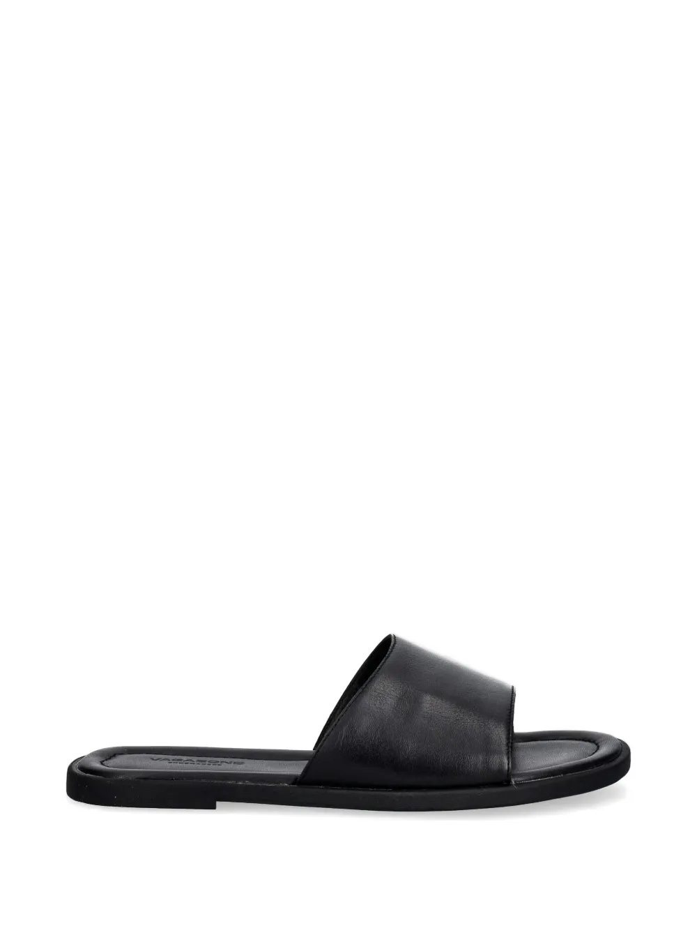 Vagabond Zaida Leather Sandals In Black