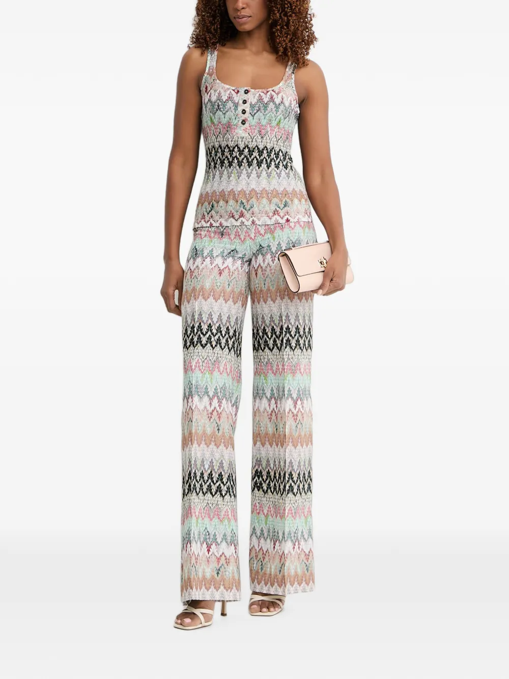 Missoni Top met zigzagpatroon Beige