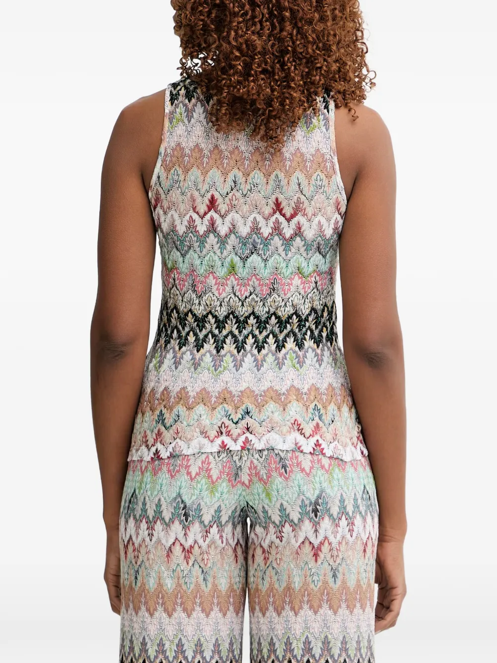 Missoni Top met zigzagpatroon Beige